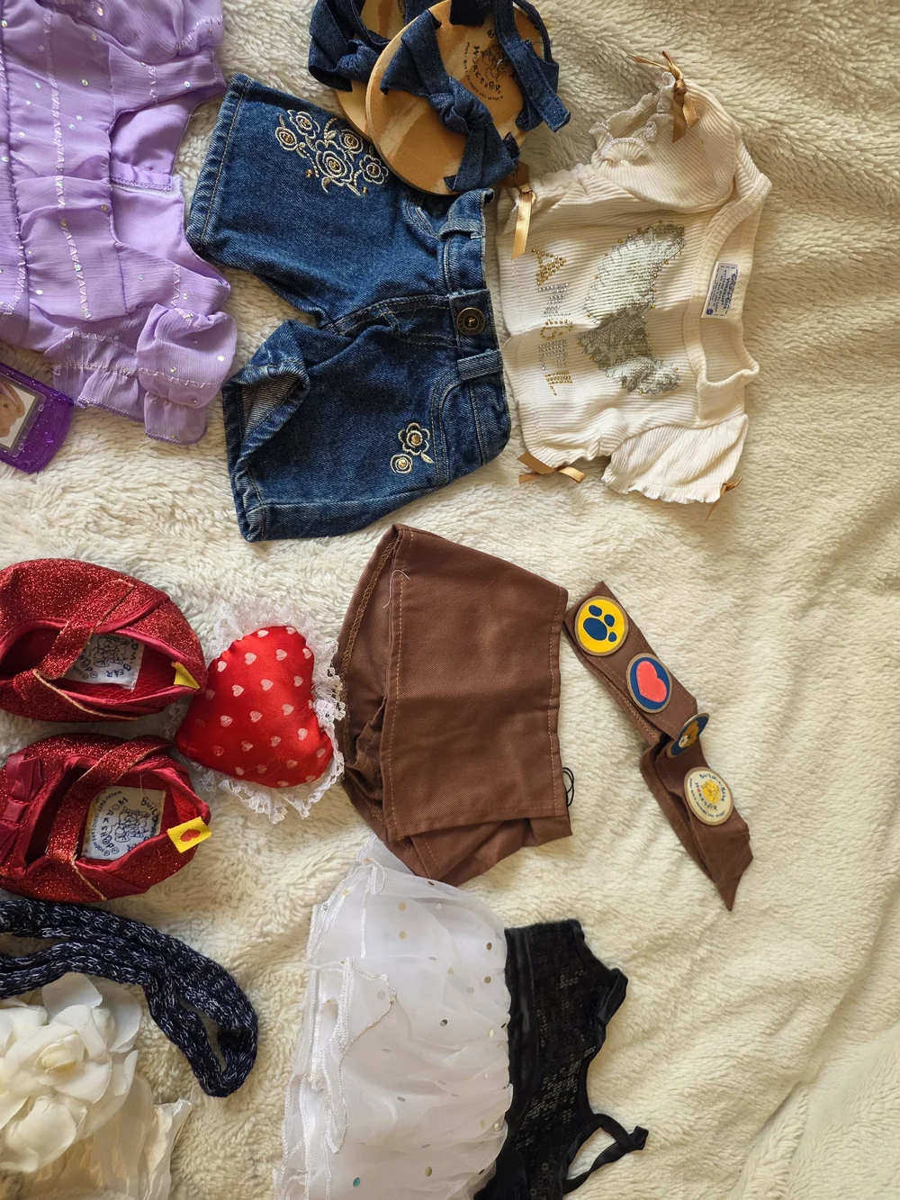 Build A Bear Clothes Lot 32 Items